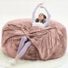 Bean Bag Chairs for AdultsBean Bag with Filler IncludedSoft Memory Foam ChairLiving Room Bean Bag Chairs for AdultsSuitable for Reading Chairs in bedrooms and Dormitories (Black, 6Ft) view 2