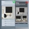 BERISSA Cellular Shades Cordless, Blackout Cellular Window Blinds, Pull Down Blackout Blinds Honeycomb Indoor Windows Shades for Home Office Bedroom, Easy to Install, Black,75" W x 48" H view 3