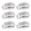 6pcs Truck Bed Cover Clamps 1112514 Aluminum Low Pro Truck Cap Mounting Clamps for Most Truck Beds (Silver) view 3