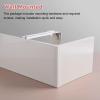 WhamtL Wall Mount Curtain Pelmet Box, Aluminum Alloy Cornice Boards for Windows, Bedroom/Living Room/Apartment Window Curtain Pelmet Panel Without Track(122cm (4ft)) view 4
