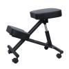 Worparsen Adjustable Ergonomic Kneeling Chair, Stool for Home Office, Brake and Smooth Gliding Casters, Thick Comfortable Cushions, Posture Correction Chair Desk Supplies Black view 1