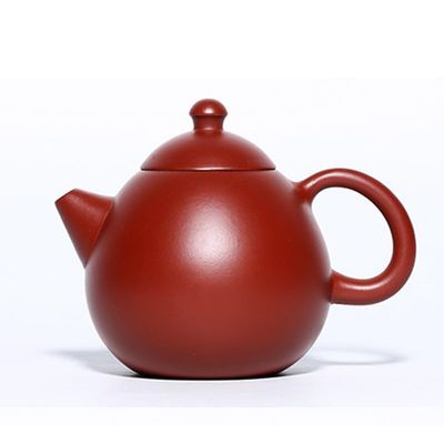 Genuine Handmade Chinese Yixing Zisha Teapot, Purple Clay Ceramic Vintage Gongfu Tea Pot, Classic Dragon Egg Pot for Dad Grandpa Husband Tea Lovers