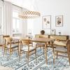 Loartee Geometric Moroccan Area Rug - 8x10 Large Machine Washable Mat, Stain Resistant, Low Pile Softer Texture Modern Carpet, White view 2