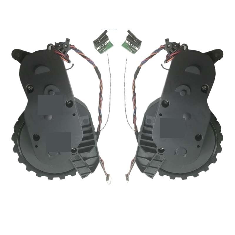 FWQDBE Left Right Walking Wheels PartsCompatible for Roborock S5 MAX S50 MAX S6 MaxV S6 Pure S7 Pro E4 Vacuum Cleaner Wheel Accessories(L and R)