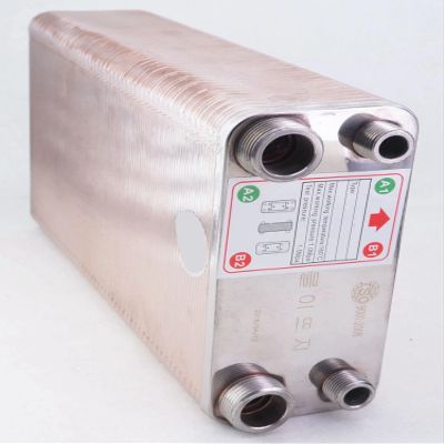 120 Plates 25KW Heat Exchanger Beer Wort Chiller Cooler SUS 304 Stainless Steel