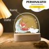 Personalized Night Light for Kids with Name Date Custom Baby Shower, Birthday, or Christmas Gift, Perfect for Nursery or Childrens Room, Acrylic 3D Lamp, Customize Name Lamp Gift for Daughter Son view 3