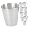 BRIGHTFUFU 10pcs Cups Reusable Water Cup Camping Wine Compact Liquor Drink Accessories view 1