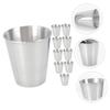 BRIGHTFUFU 10pcs Cups Reusable Water Cup Camping Wine Compact Liquor Drink Accessories view 4