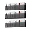 Acrylic Wall Magazine Rack Clear Wall Mounted Brochure Holder, Adjustable Hanging Magazine Holder for House Office Church Cafe Display (Color : 3PCS, Size : 80cm/35in) view 1