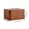 thalo Tissue Box Cover Modern Minimalist Wooden Tissue Box Bedroom Study Living Room Drawing Paper Box Home Table Tissue Storage Box Desk Storage Organizer view 2
