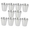 CIYODO 10pcs Stainless Steel Drink Cups Convenient Reusable Tumbler for Whiskey Cocktails and Water Portable Camping Cups for Parties and Gatherings view 1