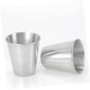 CIYODO 10pcs Stainless Steel Drink Cups Convenient Reusable Tumbler for Whiskey Cocktails and Water Portable Camping Cups for Parties and Gatherings view 2