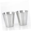 CIYODO 10pcs Stainless Steel Drink Cups Convenient Reusable Tumbler for Whiskey Cocktails and Water Portable Camping Cups for Parties and Gatherings view 3