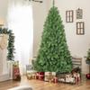 6FT Green PVC Christmas Tree with 760 Memory Wire Tips Self-Fluffing Branches for a Perfectly Shaped, Effortless Holiday Display view 1