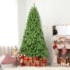 6FT Green PVC Christmas Tree with 760 Memory Wire Tips Self-Fluffing Branches for a Perfectly Shaped, Effortless Holiday Display view 3