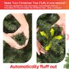 6FT Green PVC Christmas Tree with 760 Memory Wire Tips Self-Fluffing Branches for a Perfectly Shaped, Effortless Holiday Display view 4