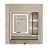 HUFIREHU Led Illuminated Bathroom Mirror Cabinet Bathroom Mirror Cabinet Wall Mounted Vanity Mirrored Cabinet Bathroom Mirror Cabinets With Shelf Bathroom Mirror Cabinet Wall Mounted(White,80cm/31.5in view 1