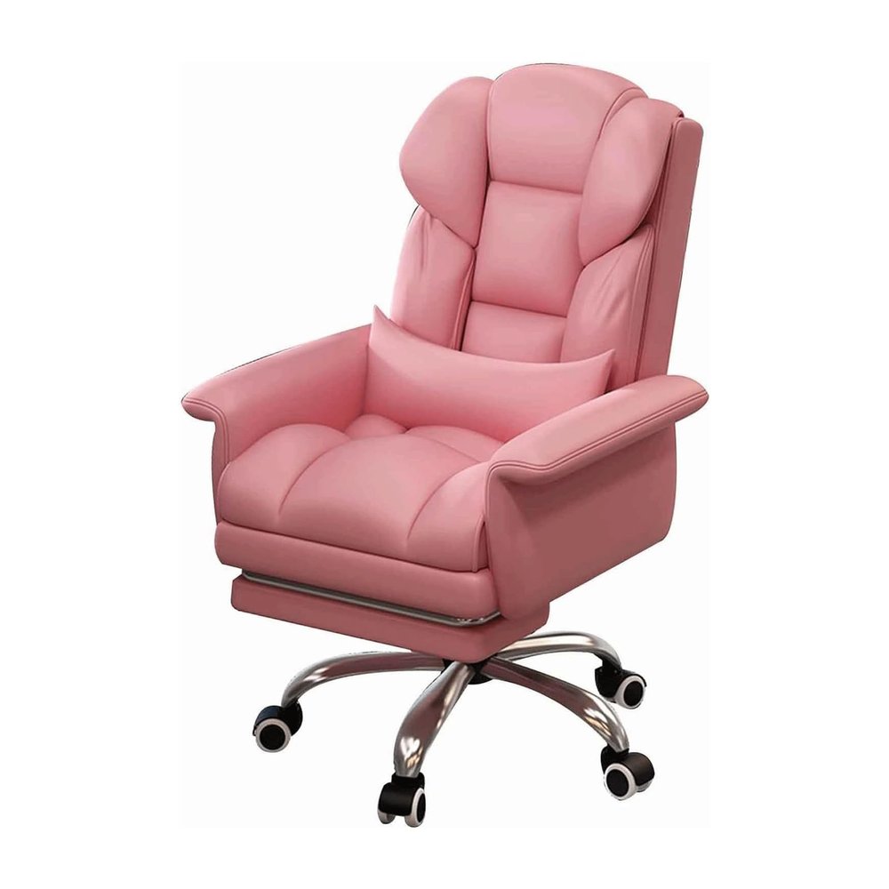 BKEKM Office Chair 360 Rotating Executive Chair Ergonomic Desk Chair with Footrest 98-108cm Adjustable Office Chair Comfortable Computer Chair Thick