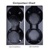 ZKXSDF 2 Pcs Car Cup Holder Coasters for Lexus is Sedan is 200t /is 250 /IS300 /is 300H /IS300 AWD/is 350 Sport, Embedded in Ornaments Car Drink Cup Mat Coffee Coasters,Black view 4