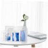 BUGUUYO Wall-Mounted Tissue Box and Glove Holder Space-Saving Acrylic Storage for Masks Towels and Gloves Easy Installation No Damage to Walls Home Kitchen and Bathroom view 4