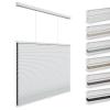 Changshade Blackout Cellular Shades Cordless, Top Down Bottom Up Blinds for Windows, 1.5" Single Cell Pleated Honeycomb Window Shades for Bedroom, Child Room,56" Width72" Height,White view 1