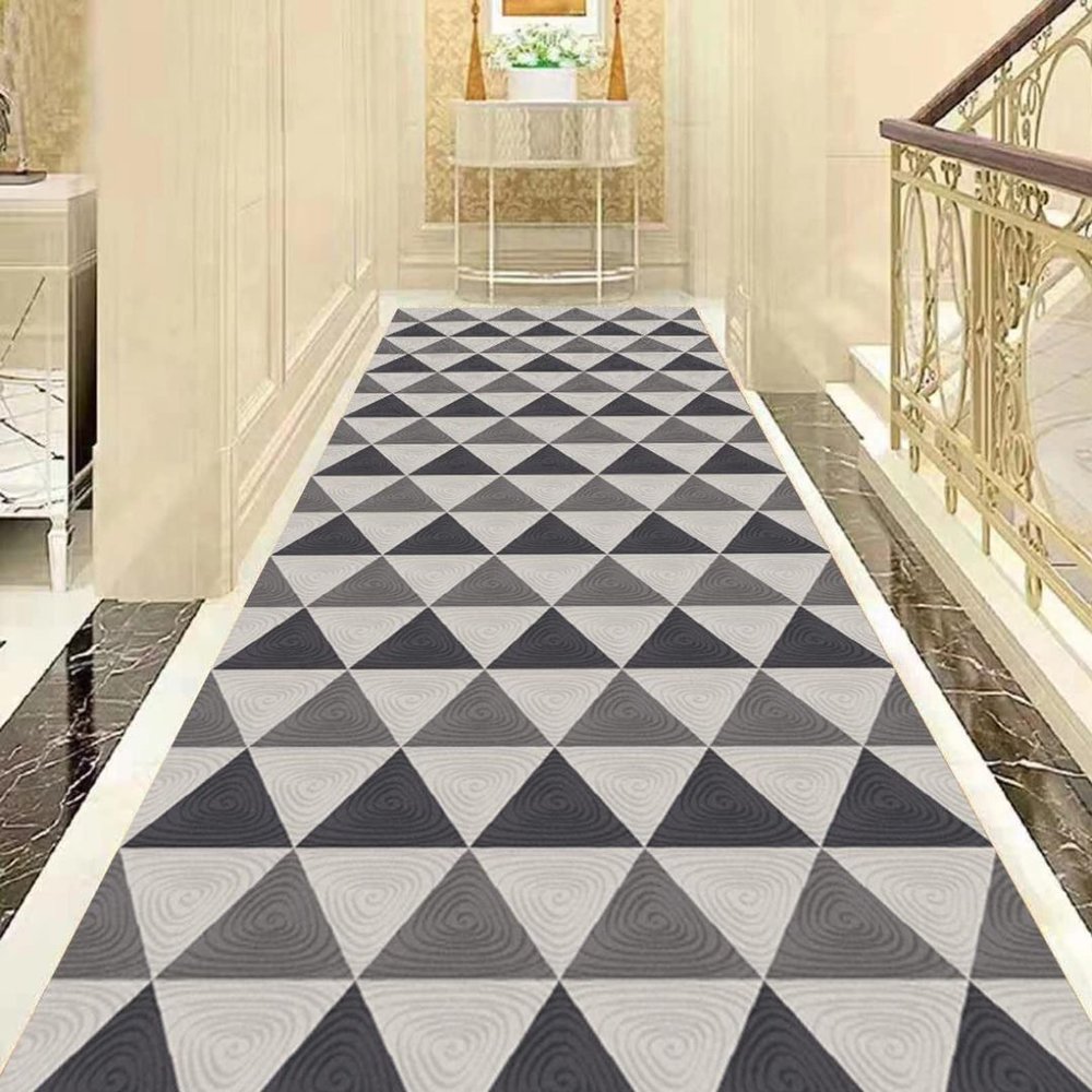 AZMANI Carpet Runner for Hallway Rugs Living Room Carpet Mat Long Carpet Washable,0.6m x 1m