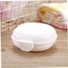 RORPOIR 5pcs Waterproof Soap Box with Lid Travel Soap Holder Container for Bathroom and Kitchen Small Case in Pink Dark Green Purple White and Black view 4