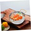 BRIGHTFUFU Ramen Pot Stainless Steel Double Handle Cooking Bowl Fast Heating Noodle Sauce Pot Compact Design for Easy Storage for Induction Stoves and Home Use view 4