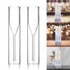 2pcs 100ml Champagne Glass Double Wall Glasses Wedding Party Cup Toasting Cocktails Glass Flute Goblet Bubble Wine Cocktails view 2