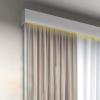 Jievmrs Curtain Track Curtain Valance Pelmet Ceiling Track System, Wall Mount Curtain Slide Rail Bracket Stopper for Ceiling, Single Track Curtain Box Cassette for Bathroom(/6.2m/20.3ft) view 1