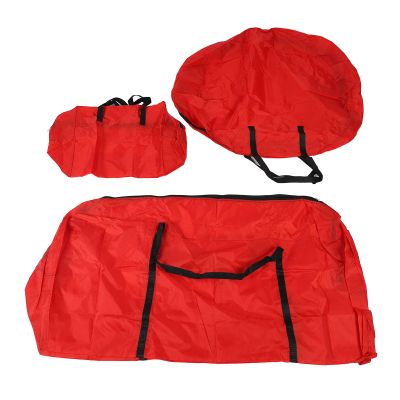 shenruifa Artificial Tree Storage Bag Set Large Capacity Oxford Cloth Xmas Tree Storage Bags Container (Red)