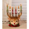 Bethany Lowe Retro Reindeer Candelabra 12.75" TD3168 view 1