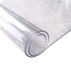 DSFHVBDD Clear Table Cover Protector 19.7x19.7in, Table Protector PVC Clear Table Cover, Clear Desk Pad Scratch Proof and Easy Cleaning, for Coffee Table Writing Desk view 1