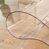 DSFHVBDD Clear Table Cover Protector 19.7x19.7in, Table Protector PVC Clear Table Cover, Clear Desk Pad Scratch Proof and Easy Cleaning, for Coffee Table Writing Desk view 3