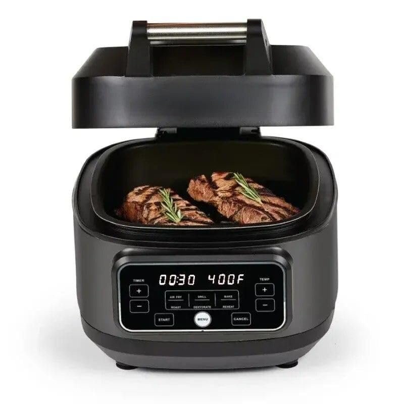 5.5 quart multi-function indoor grill and air fryer