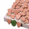 LiFschal Mosaic Tiles Stained Glass, Heart Shape Ceramic Mosaic Making with Handmade for DIY Art CraftsHome Decorations -About 24Pcs 100G(0.22LB),Pink view 2