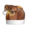 YKJJFVZ African Animals Print Santa Hat,Christmas Hat Holiday For Adults Unisex,Xmas Hat For New Year Festive Party view 1