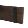 CONSDAN 36 inch Floating Shelves, Solid Paulownia Wood, Burnt Wood Light Weight, Wall Shelves for Bedroom, Bathroom, Living Room, Kitchen, 36x7.5x1.5 in, Set of 3 view 4