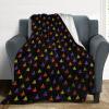 Yuituiyy Christmas Tree Throw Blanket Xmas Blanket for Christmas Decorations Gifts Cozy Flannel Blanket for Bedroom Living Rooms Couch Sofa 50"x40" view 2