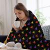 Yuituiyy Christmas Tree Throw Blanket Xmas Blanket for Christmas Decorations Gifts Cozy Flannel Blanket for Bedroom Living Rooms Couch Sofa 50"x40" view 3