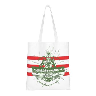 LIFANGMI Flag Of Fort Worth, Tx (1912-1968) Tote Bag for Women Canvas Tote Bags Reusable Shopping Bags Use For Shopping The Tote Bag,Grocery Bags,DIY Gift Bags