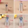 LEIXIUSM Cake 4 Pcs Large Icing Piping Nozzles for Decorating Cake Baking Cookie Cupcake Piping Nozzle Stainless Steel Decorating(1C) view 4