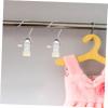 Luxshiny 10pcs Pants Hangers Clips Hanger Hooks for Travel Laundry Sturdy Clips for Closet Organization view 4