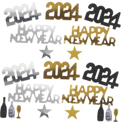 Beatifufu 3bags Year Party Confetti Decorations Table Scatter for Festive Celebrations for Home Decor Crafts and Party Favors