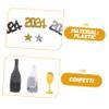 Beatifufu 3bags Year Party Confetti Decorations Table Scatter for Festive Celebrations for Home Decor Crafts and Party Favors view 3