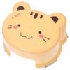 Yellow Boy Girl Step Stool Non Slip Plastic Bathroom Stool view 1