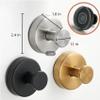 Suction Cup Hooks for Wreaths on Glass, Suction Cup Wreath Hanger, 2024 Upgraded No-Drill Suction Cup Hooks, Heavy Duty Suction Cup Wreath Holder for Glass Door, Kitchen, Shower, Bedroom (2pcs-g) view 4