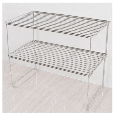 Food Preparation Tray,Stackable Vegetable Fruit Preparation Plate,Multi-Layer Kitchen Rack,Hot Pot Food Prep Tray RackKitchen Sundries Rack(41X 22 X 30cm)