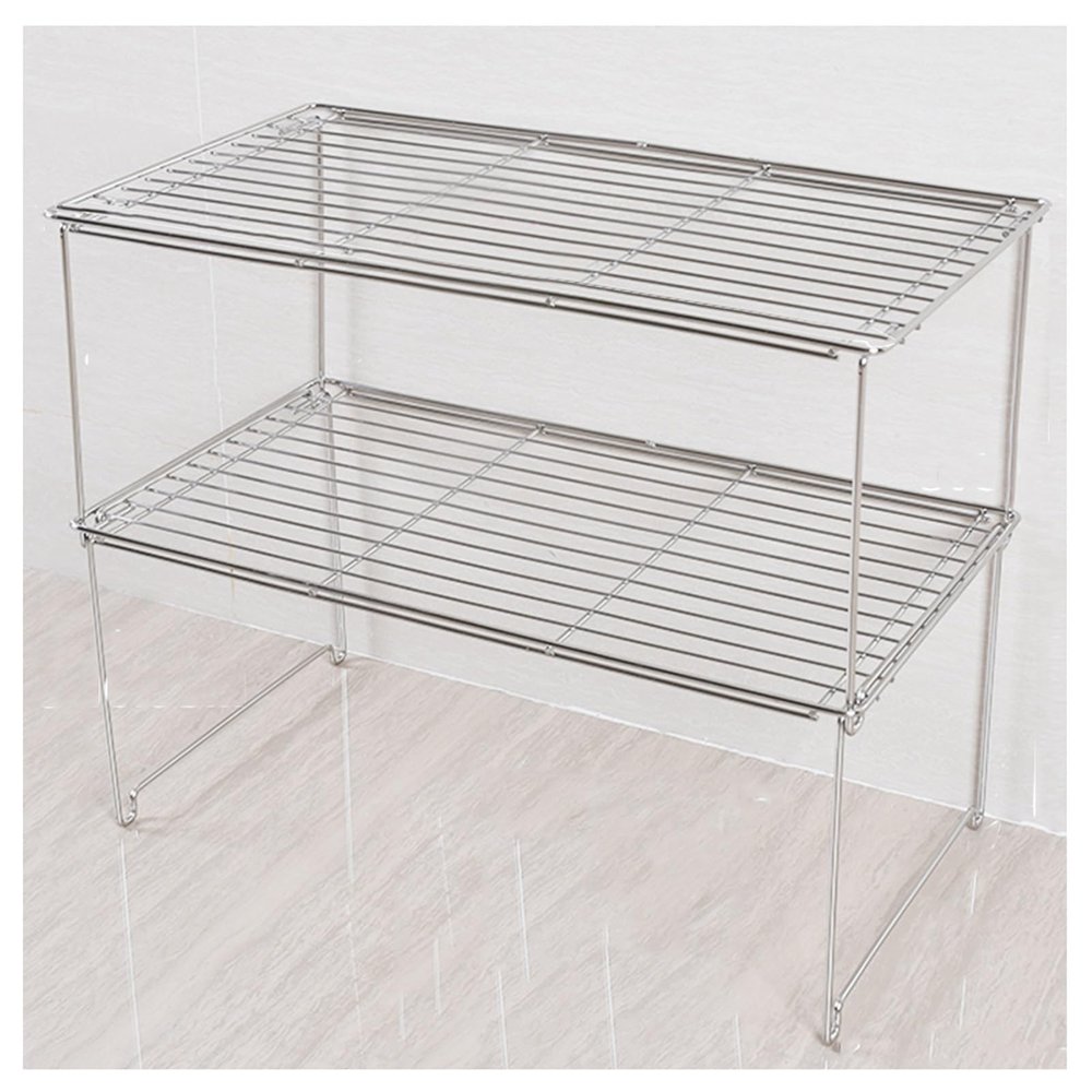 Food Preparation Tray,Stackable Vegetable Fruit Preparation Plate,Multi-Layer Kitchen Rack,Hot Pot Food Prep Tray RackKitchen Sundries Rack(41X 22 X 30cm)