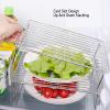 Food Preparation Tray,Stackable Vegetable Fruit Preparation Plate,Multi-Layer Kitchen Rack,Hot Pot Food Prep Tray RackKitchen Sundries Rack(41X 22 X 30cm) view 3